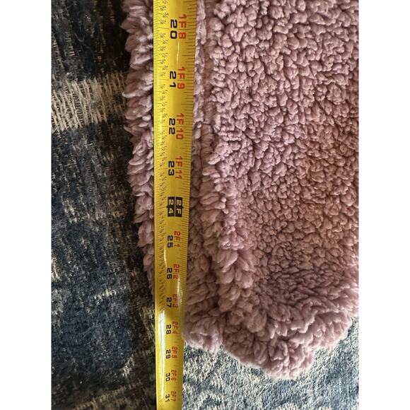 New Balance Sweatpants Girls Large (14-16) Violet Fuzzy Teddy Plush Pockets NEW - Picture 7 of 8